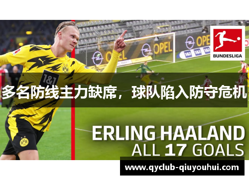 多名防线主力缺席，球队陷入防守危机